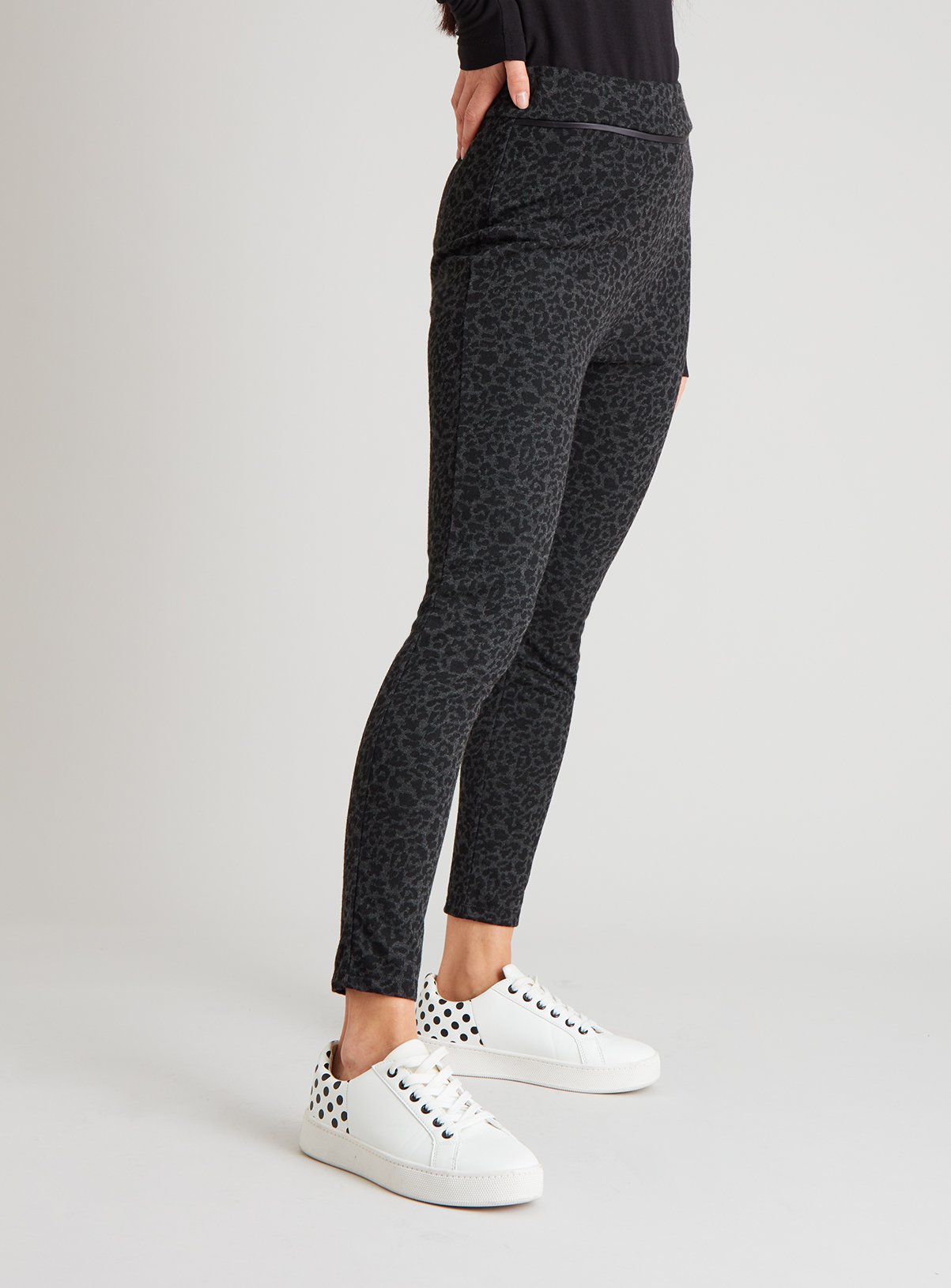 nike grey leopard print leggings